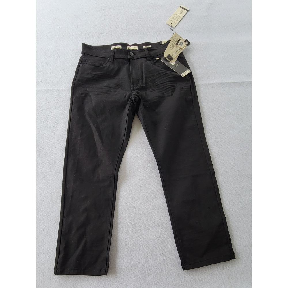 Scott James Slim Fit Stretch Men's  Jeans  36x30Black 5-Pocket